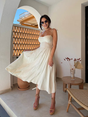 BELLA ITALIA | Rochie midi romantică