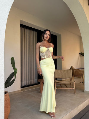 SCARLET LACE – Rochie elegantă cu corset din dantelă