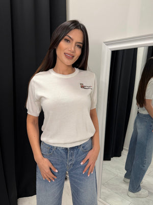 Amour Mini Embroidery Top