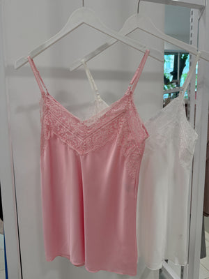 PULOVER SATIN Dentelle