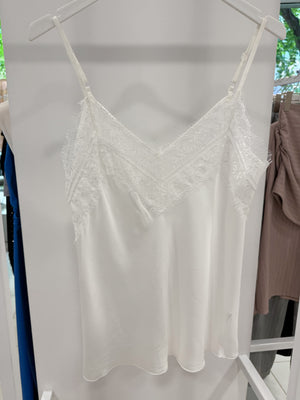 LACE SATIN CAMI TOP