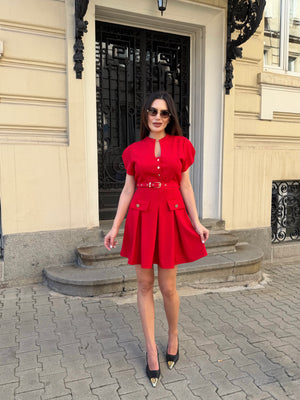 CITY GIRL – Rochie cu fustă amplă
