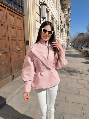 SCULPT JACKET – Eco Leather Jacket