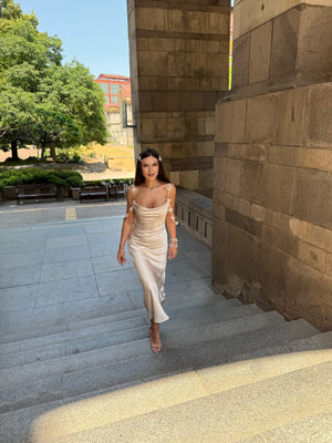 DRESS Roché Beige