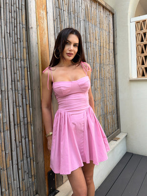 Rochie 24 Charm – Rochie de vară cu legături pe umeri