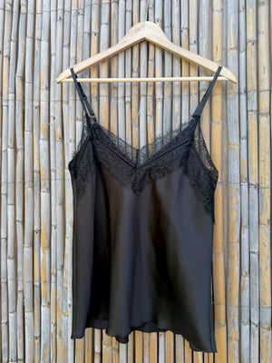 LACE SATIN CAMI TOP