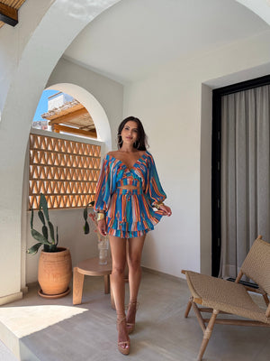 SANTORINI LINEN SET